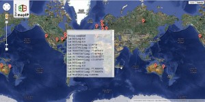 geolocate ip fully automated mapIP screenshot